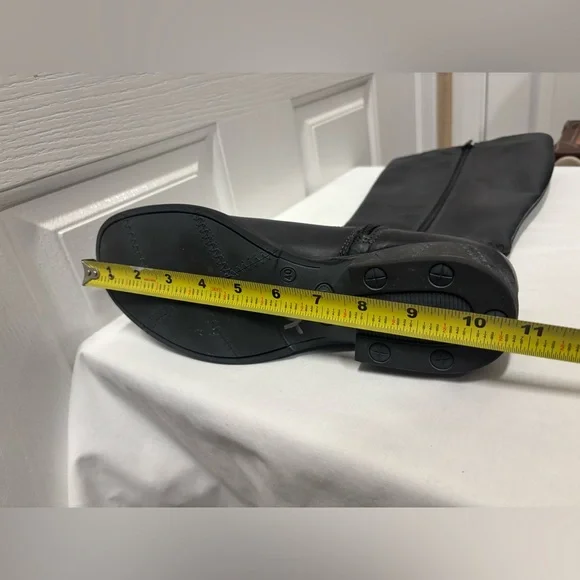 Eric Michael Black Leather Riding Boots Women’s Size 40 (Approx. Fits US 8–8.5). - Picture 16 of 16